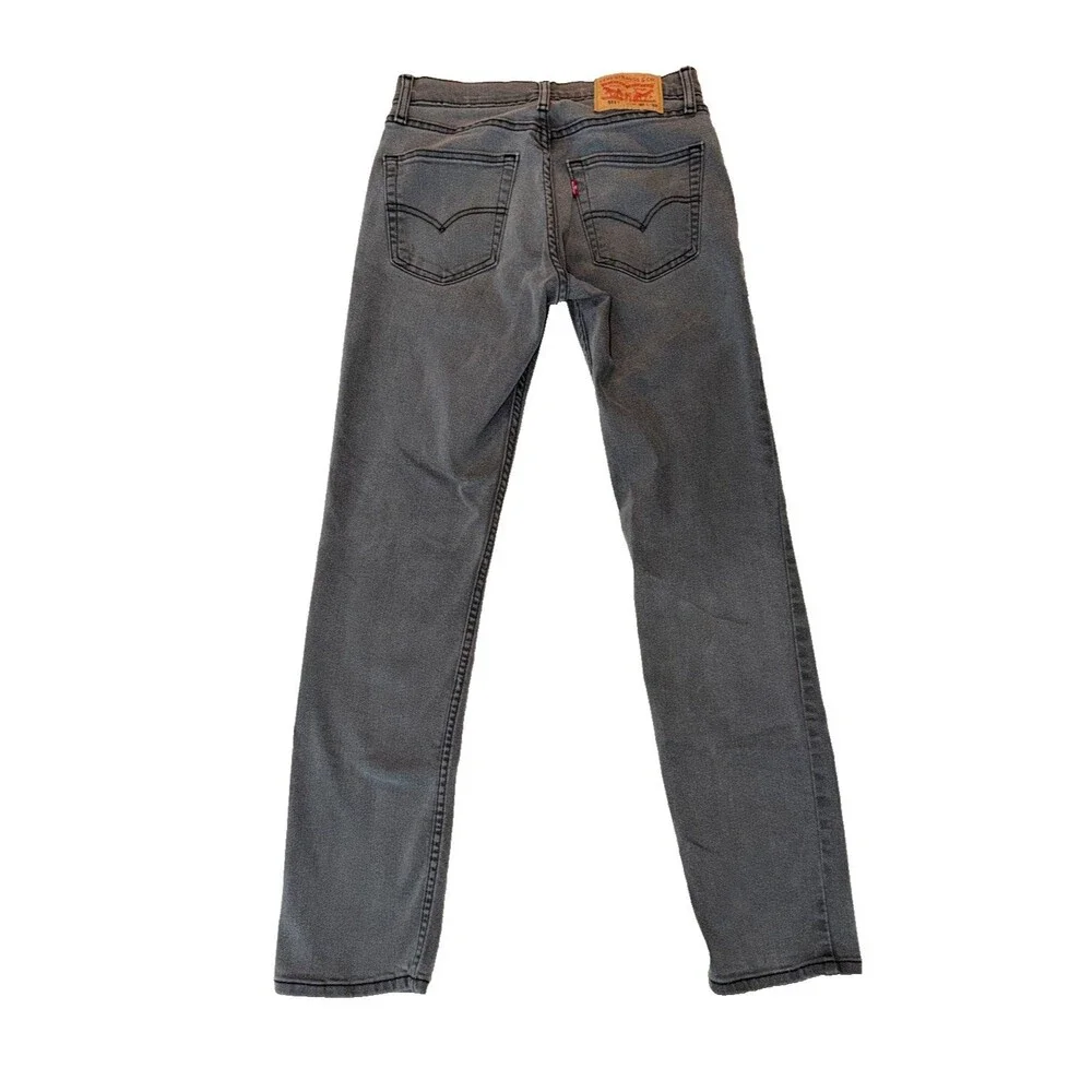 Levi’s 511 Men’s Jeans 30x32 (Length 30) Slim Fit Straight Leg Stretch Gray